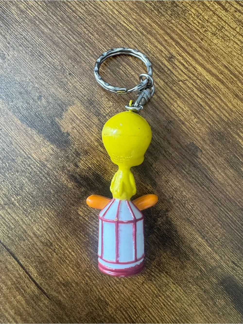 Vintage‎ 1996 Tweety Bird Birdcage Keychain Warner Bros Looney Tunes PVC